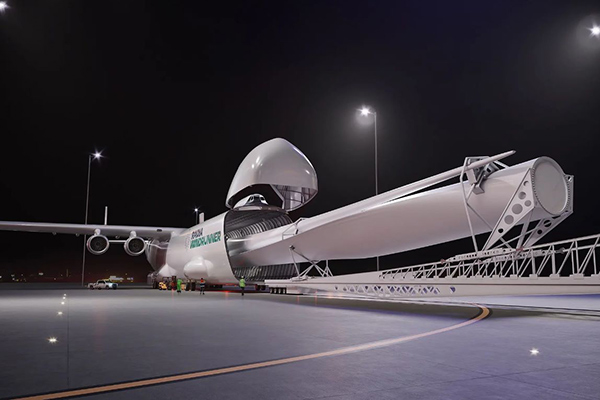 Літак Radia Windrunner довжиною 108 метрів