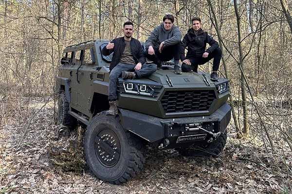 Київські студенти створили вітчизняний бронеавтомобіль із «нуля»