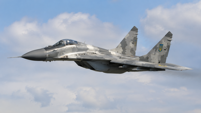 На Полтавщині втратили винищувач МіГ-29: пілот успішно катапультувався