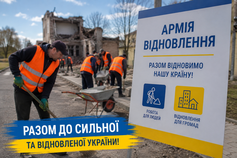 На Полтавщині майже 4 тисячі людей долучилися до «Армії відновлення» з початку року