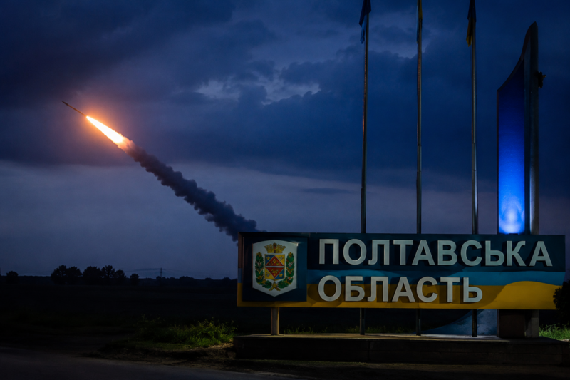 Полтавщина знову під загрозою балістики: область атакували ракетами та дронами