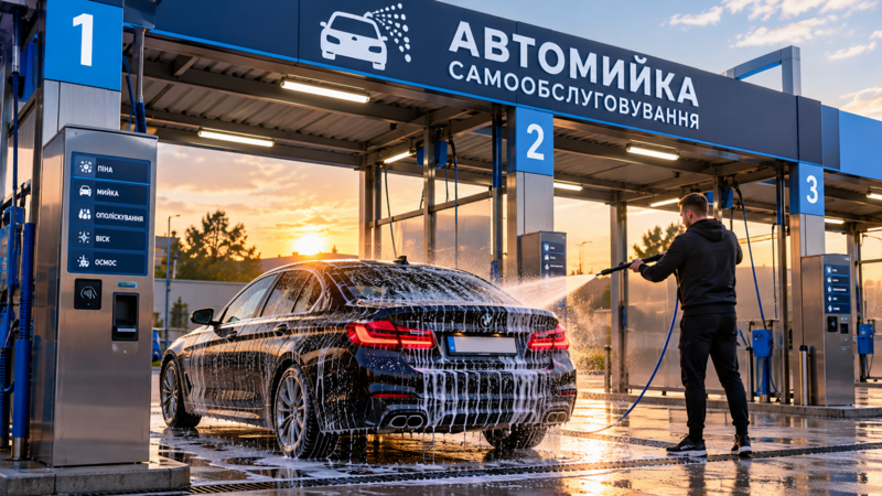Окупність автомийки самообслуговування: як рахуват...