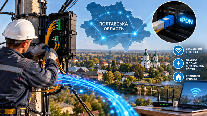 На Полтавщині планують розширити інтернет у 16 населених пунктах: серед пріоритетів - Лубенський район