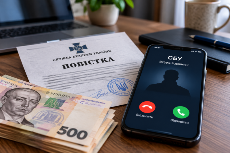 Жінка переказала 50 тисяч гривень після фальшивої повістки від СБУ та «обшуку» через відеозв'язок