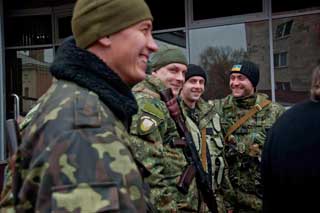 Полтавські міліціонери поїхали на ротацію в зону АТО (ФОТО)