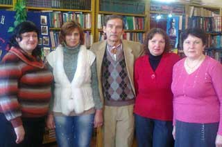  Бібліотекарі Гребінківщини зустрілися з українським літератором - Олександром Печорою 