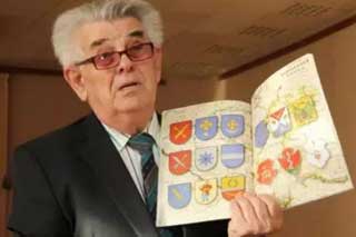  Полтавський краєзнавець випустив книгу про герби сотенних і полкових <b>міст</b> Полтавщини 