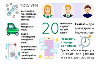  В Україні запустили мобільні сервісні центри <b>МВС</b> 