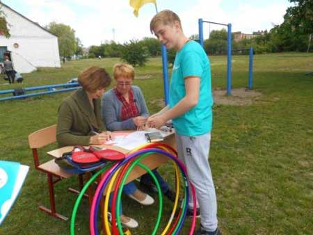 Гребінківська школа №1: Військово-патріотичне змагання "Джура"