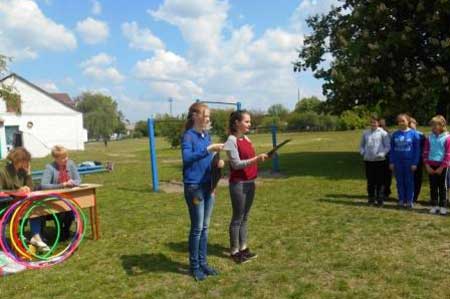 Гребінківська школа №1: Військово-патріотичне змагання "Джура"