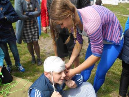 Гребінківська школа №1: День цивільної оборони