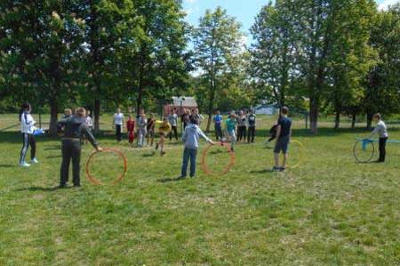 Гребінківська школа №1: Військово-патріотичне змагання "Джура"