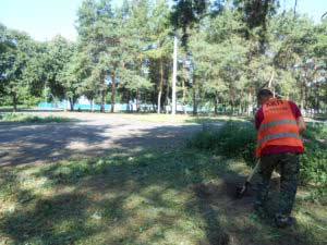 Благоустрій території, підготовка до мото-рок-фестивалю «Небеса»