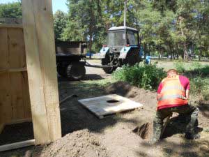 Благоустрій території, підготовка до мото-рок-фестивалю «Небеса»