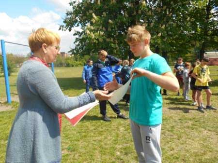 Гребінківська школа №1: Військово-патріотичне змагання "Джура"