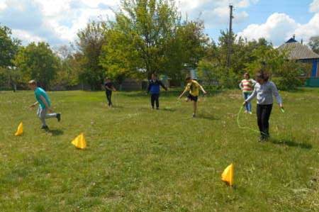 Гребінківська школа №1: Військово-патріотичне змагання "Джура"