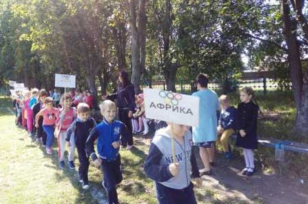Гребінківська школа №2: Олімпійський урок в початкових класах