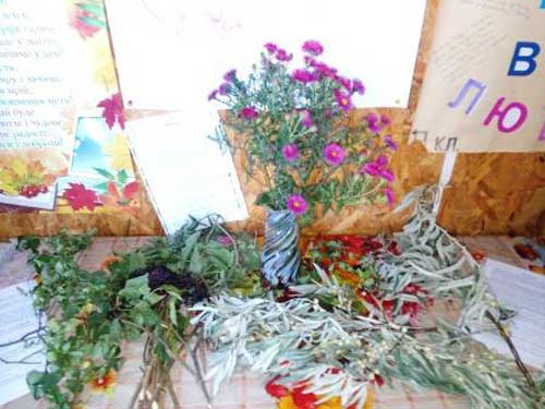 Гребінківська школа №2: Виставка "Золота осінь"