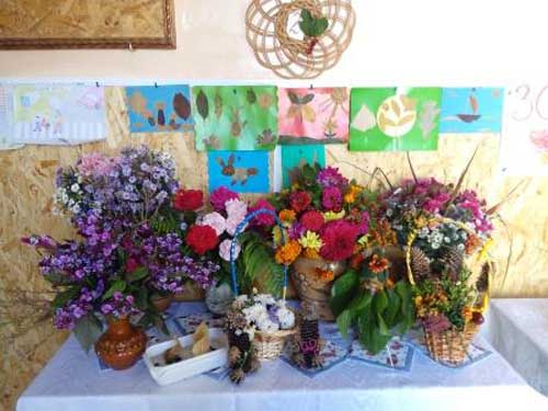 Гребінківська школа №2: Виставка "Золота осінь"