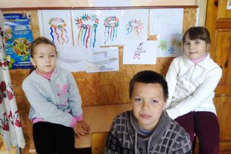 Гребінківська школа №2: День захисника України