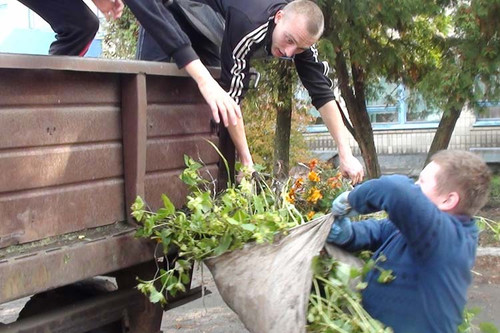 Тарасівська школа: осінній місячник з благоустрою