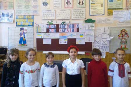 Гребінківська школа №2: День збройних сил Украіни