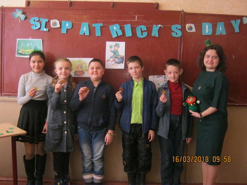 Гребінківська школа №1: День Святого Патрика