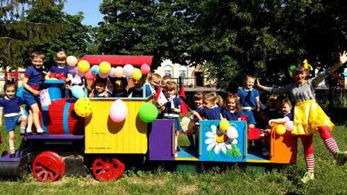 Хай веселка в небі сяє – швидкості та спритності нас навчає!