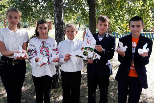 Кулажинська школа: Нехай буде мир на всій Землі!