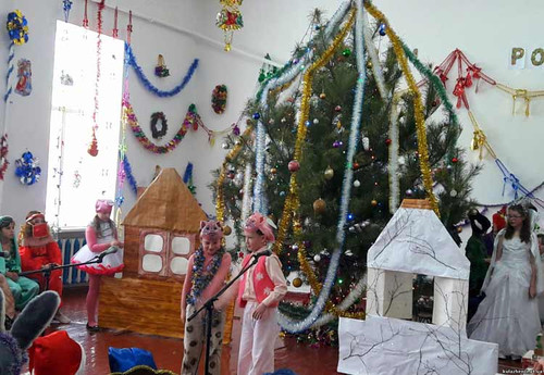 Кулажинці школа: Новорічна казка в гості завітала