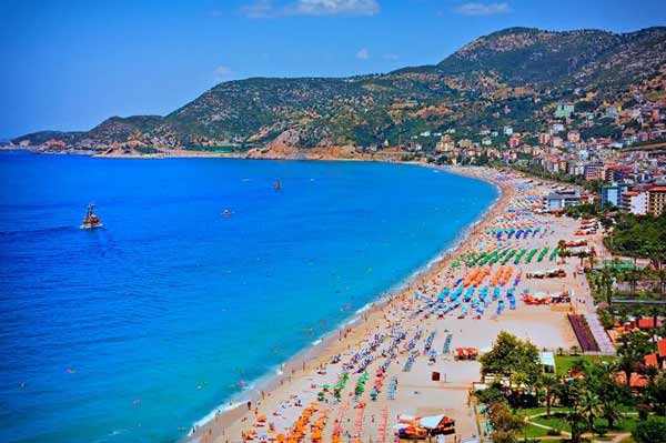 Курорт Анталии, информация о пляжах