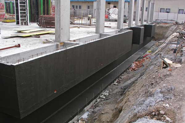 Види гідроізоляції конструкцій