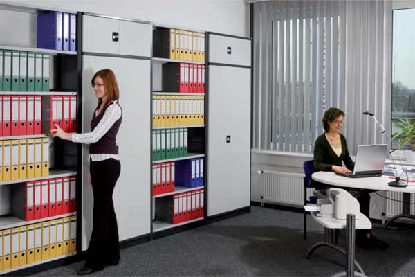 Архівні стелажі для зберігання документації Архівні стелажі для зберігання документації