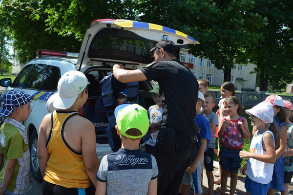 Профілактичні бесіди в таборі "Сонечко" Майорщинської ЗОШ І-ІІІ ст.
