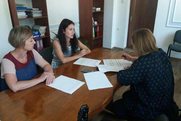 Зустріч представника Корпусу Миру Носовою Н.С. та Хворостян О.О.