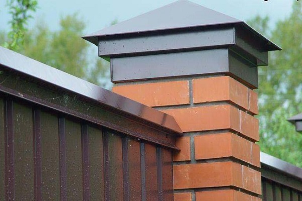 Колпаки на забор и дымоходы