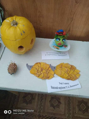 Свято врожаю у Мар'янівській школі Свято врожаю у Мар'янівській школі