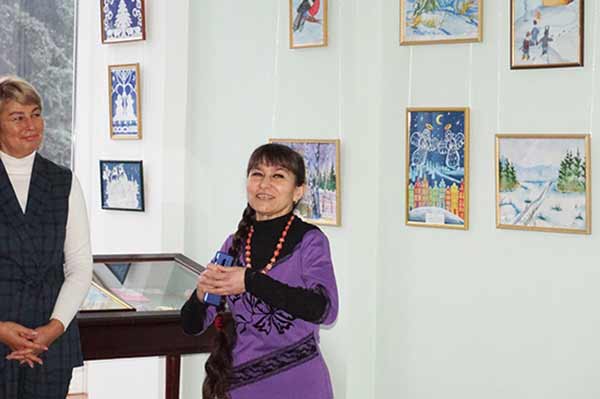 "Зимние фантазии": выставка юных художников в Лубненской галерее