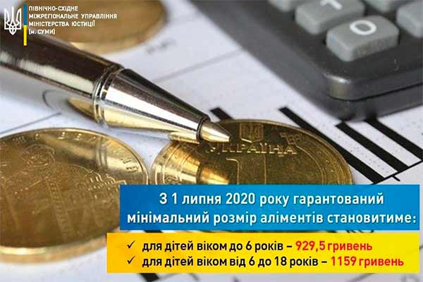 З 1 липня збільшується гарантований мінімальний розмір аліментів З 1 липня збільшується гарантований мінімальний розмір аліментів