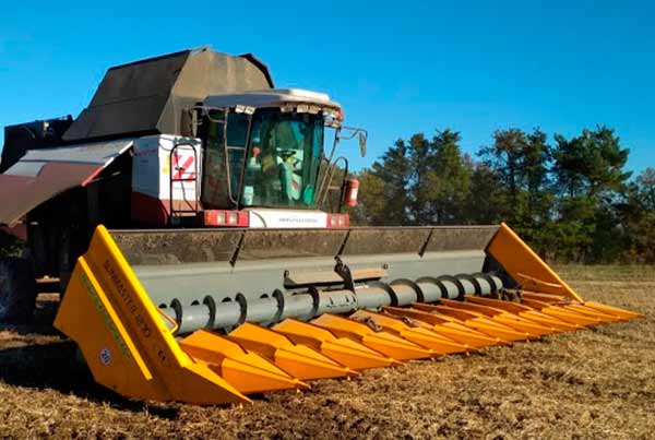 Жатки для уборки подсолнечника "Санмастер"