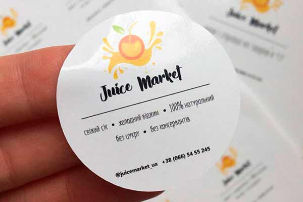Печать наклеек для эффективного продвижения товаров и услуг