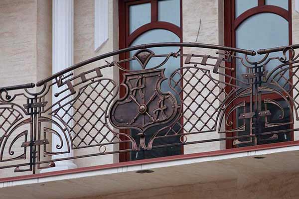 Изысканные кованые перила