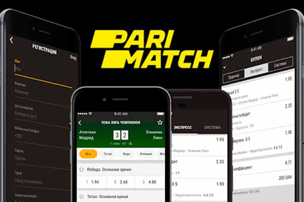 Мобильное приложение казино Париматч