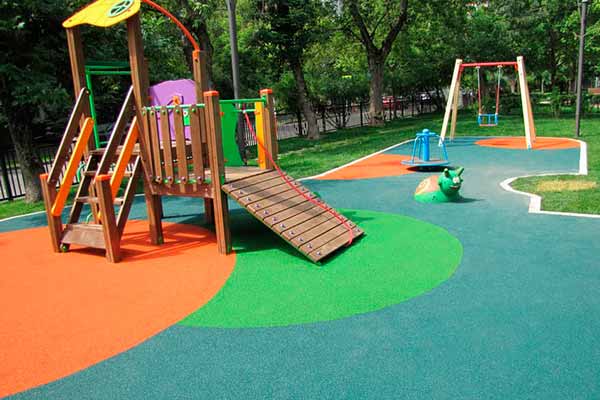Покрытие из резиновой крошки для детской площадки Покрытие из резиновой крошки для детской площадки