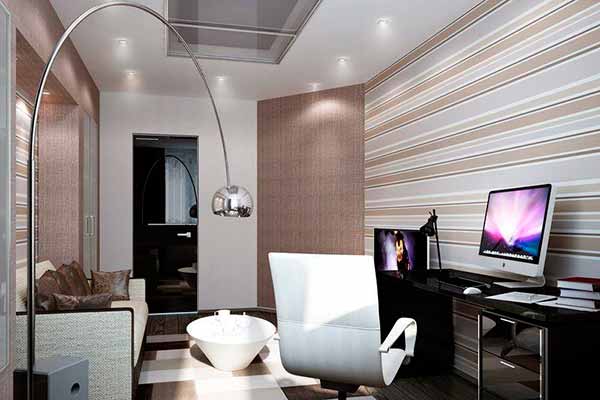 Дизайн рабочего кабинета в квартире