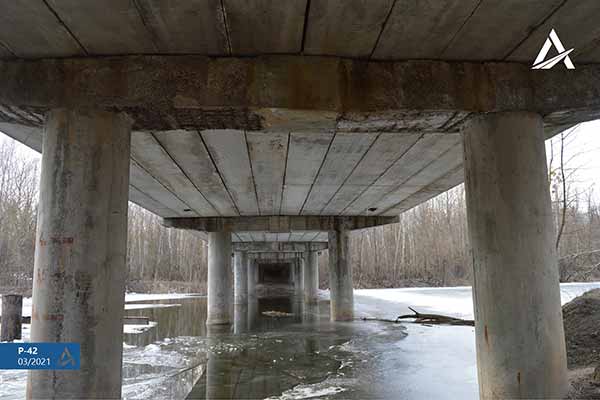На Полтавщині зводять тимчасову переправу через р. Псел