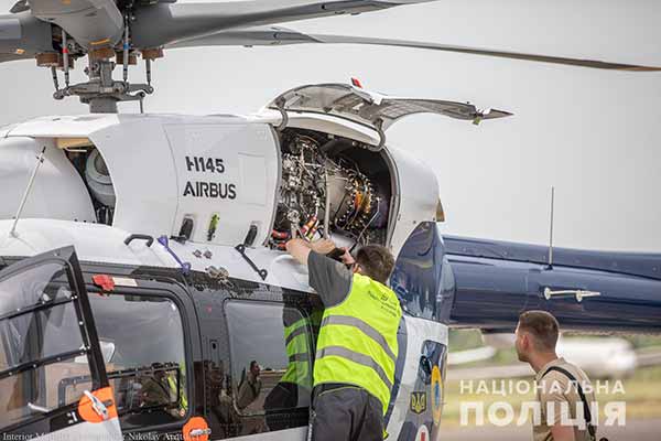 Національна поліція України отримала четвертий гелікоптер Н145 Національна поліція України отримала четвертий гелікоптер Н145