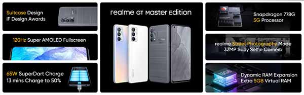 Realme презентувала смартфони GT Master Edition