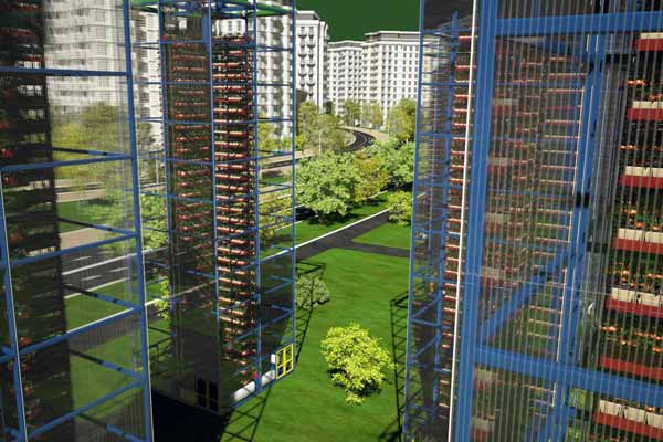 Автоматизована багатоярусна оранжерея конвеєрного типу Автоматизована багатоярусна оранжерея конвеєрного типу