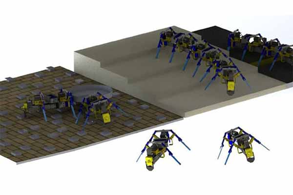 Рій чотириногих роботів, натхнених мурахами, подолає будь-які перешкоди